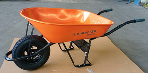 Hot Selling 78 Liter Metalls chale Schubkarre für den landwirtschaft lichen Bau für den südamerika nischen Markt - Product Image 3