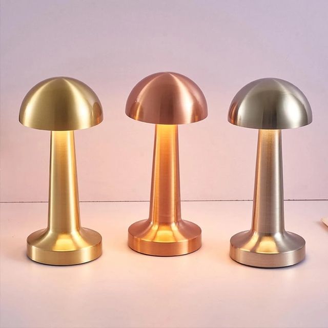 LED Touch Rechargeable Table Lamp Perfect for Dining Hotel Bar Cafe Retro Style Bedroom Night Light Living Room Decor Desk Lamp
