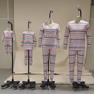 New Family Christmas Pajamas Tree and Snowflake Printed Parent-child Home Sets Women Sleepwear Xmas Family Matching Suit <strong>Pyjamas</strong> - Product Image 2