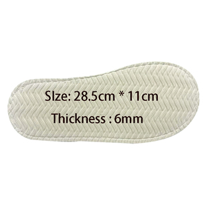 Pantofole Usa e Getta Personalizzate con Logo OEM <span class=keywords><strong>per</strong></span> Hotel, Ospedali, Matrimoni, Compagnie Aeree - <span class=keywords><strong>per</strong></span> Viaggi con Suola in EVA Tipo Asciugamano - Product Image 2