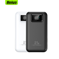 Nouvelle batterie externe portable 20000 mAh, double sortie USB, charge super rapide 22,5 W, affichage LED, batteries externes 20000 mAh