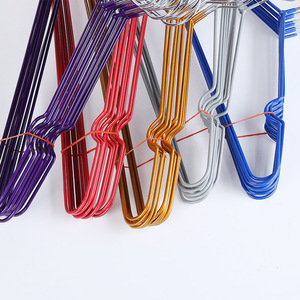 Vente en gros <span class=keywords><strong>de</strong></span> cintre en fil métallique pour linge enduit <span class=keywords><strong>de</strong></span> PVC antidérapant - Product Image 5