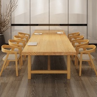 Mobilier de direction moderne table de luxe en bois marbre pierre rectangulaire salle de réunion bureau table de conférence