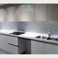 Panneau de surface solide en acrylique non poreux pour comptoir de réception commercial et plan de travail de cuisine - Spécial Europe