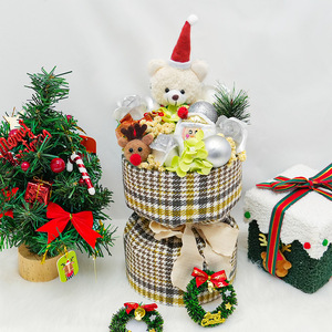 Bt Santa Claus ramo de felpa máquina muñeca ramo de flores artificiales recuerdo de Navidad chica amiga regalos al por mayor - Product Image 6