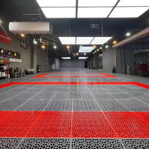 Huixin Ground Grating Car Wash Mat Drainage Board Rectangle Interlocking Waterproof Outdoor Flooring - Product Image 2