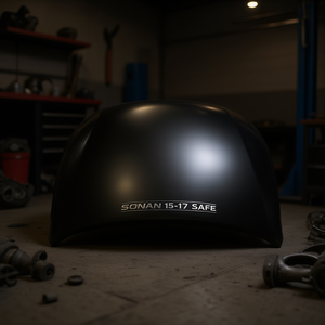 Capó de Motor Negro para Sonata 15-17, Modelo Seguro P1234, Compatible con OEM, Pieza de Repuesto de Carrocería Nueva de Alta Calidad - Product Image 2