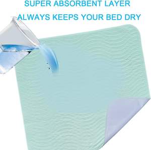 Precio personalizado de fábrica, almohadilla para orinar para mascotas de 4 capas, impermeable, almohadilla para debajo, almohadilla de cama reutilizable lavable para incontinencia - Product Image 3