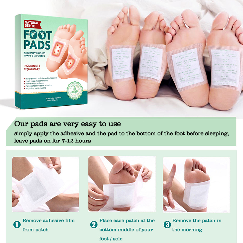 hot sales healthy products detox foot patch for swelling foot pain relief and body cleansing