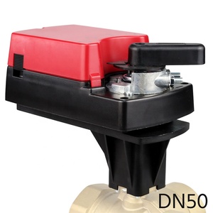 DN50, двухпозиционный Поворотный электрический шаровой клапан, Электрический водяной клапан с 8 нм демпферным приводом - Product Image 6