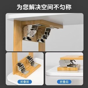 Bisagra Plegable Xinjunye de Acero Laminado en Frío de 2.5mm, 180 Grados/90 Grados, Autoblocante para Muebles - Product Image 5