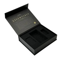 Boîte cadeau magnétique de luxe avec logo personnalisé, pliable, rigide, en papier, avec insert pour vêtements et cosmétiques