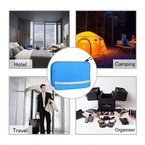 Women's Multi-Function Hanging Cosmetic Bag Sechunk Waterproof Travel for Toiletry Makeup Bag with Zipper Closure Made of - Product Image 6