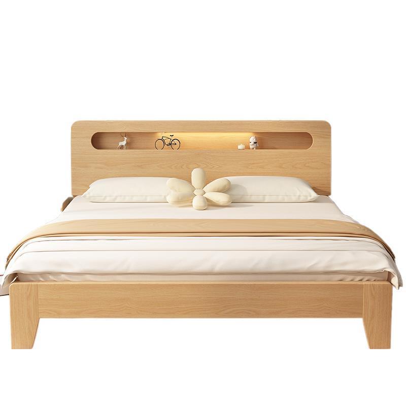 Customizable Modern Solid Pine Wood King