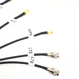 big size 107*86*17.5mm wifi gps 2*lte <b>square</b> base mount screw car antenna with cable and sma male connector - Product Image 3