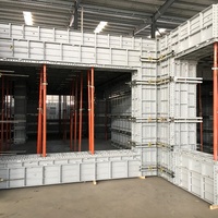Coffrage en alliage d'aluminium, moule pour mur/colonne en béton, réutilisable et haute résistance, personnalisable OEM