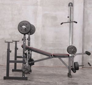 Тренажерный зал, оборудование для фитнеса, многофункциональная штанга, тяжелая атлетика, силовая стойка, регулируемая скамья, тренажер для гантелей, скамья - Product Image 6