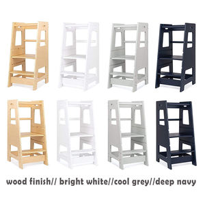 <span class=keywords><strong>Tour</strong></span> d'apprentissage Montessori en bois naturel <span class=keywords><strong>Tour</strong></span> d'aide pour enfants <span class=keywords><strong>Tour</strong></span> debout <span class=keywords><strong>2</strong></span>-en-<span class=keywords><strong>1</strong></span> Aide de cuisine pour tout-petits Côtés de tableau noir en érable - Product Image 4