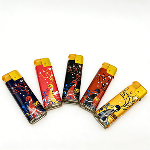 Briquet électrique rechargeable en plastique à jet, coupe-vent, pour extérieur, avec emballage personnalisé, pour cigares et cigarettes, vente en gros - Product Image 5