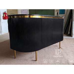Exclusive Design Luxury Full Home Customize Furniture Set Dining Room Sideboard Modern <b>Black</b> Side Cabinet 001 Side Cabinet 001 - Product Image 5