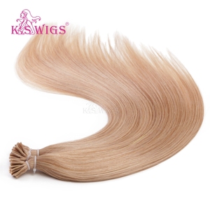 Extensiones de Cabello Humano I-Tip al por Mayor, 100% Cabello Virgen Remy con Cutícula Alineada, Queratina Italiana, Sin Caída, 50g - Product Image 1