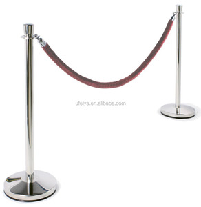 경제 중국 핫 세일 군중 통제 우단 밧줄 장벽 전통적인 빨간 양탄자 밧줄 Stanchions 폴란드 - Product Image 5