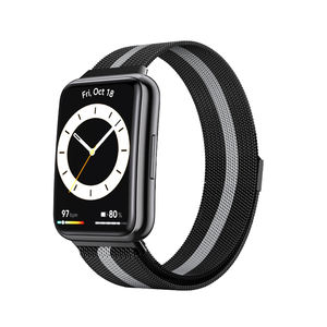 Correa de Nailon Magnética Milanese para Reloj Inteligente, Correa de Repuesto Compatible con el Nuevo <span class=keywords><strong>Huawei</strong></span> <span class=keywords><strong>Watch</strong></span> <span class=keywords><strong>Fit</strong></span> <span class=keywords><strong>2</strong></span> - Product Image 5