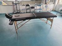Ventes directes d'usine Table de massage pliante portable en bois Lit de massage pour spa Lit de massage