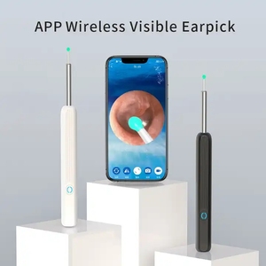 Cámara Limpiador de Oídos Inalámbrica Inteligente YINSTECH NE3 con Chip WiFi Dedicado, Visión LED, 5MP, ABS Portátil <span class=keywords><strong>y</strong></span> Batería de 160mAh - Product Image 2