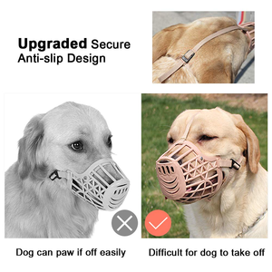 Mordedurales de plástico ajustables para perros, malla protectora para la boca, para perros pequeños, medianos y grandes, previene que el perro lamine las heridas. - Product Image 2