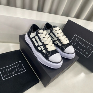 Chaussures de course unisexe MIHARA Collaboration 2026 pour hommes, à semelle épaisse, rehaussantes, à lacets, en cuir de vachette massif pour l'hiver - Product Image 4