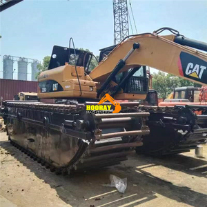 Excavadora Acuática Usada de 20 Toneladas, Tipo Buggy para Pantanos, 320C 320D, Excavadora Acuática CAT 320D Original en Venta - Product Image 4