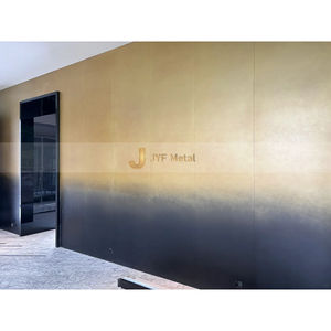 บอร์ดตกแต่งผนังพื้นหลังแผ่นสแตนเลสโบราณเคลือบทองแดงแบบ C223โครงการวิศวกรรมในร่ม - Product Image 5