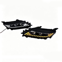 Feux de jour à LED avec lentille, feux latéraux, ensembles de phares, clignotants pour Toyota Triton L200 19-23