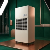 Nouveau déshumidificateur vertical automatique 240L haute efficacité, qualité commerciale, sur pied, avec affichage numérique, 10KG/H