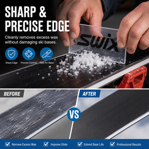 Grattoir à cire acrylique professionnel pour le décapage de la cire des skis et des snowboards, fabricant OEM - Product Image 4