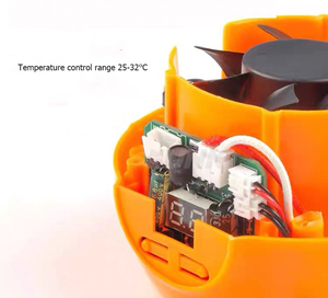 Lámpara de aislamiento de pollo temperatura ajustable, aislamiento térmico y lámpara de calor duradera para aves de corral - Product Image 6
