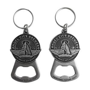 Ouvre-porte-clés en métal en alliage de zinc Ouvre-bouteille en émail 3D Porte-clés Logo personnalisé - Product Image 2