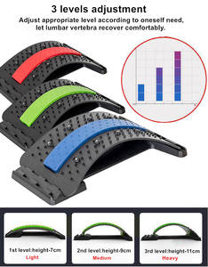 جهاز علاج مغناطيسي للخصر والوخز بالإبر القطنية الداعم للعمود الفقري ، جهاز نقالة للظهر مع 10 مغناطيسات - Product Image 5