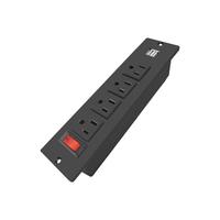 20W PD Hızlı Şarjlı Tip C Girişli 4 AC Prizli 2 USB Portlu 125V Anma Gerilimli ABS Mobilya Uzatma Prizi Topraklamasız Güç Soketi (ABD)