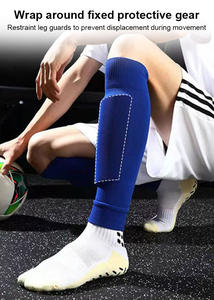 Outdoor Athletic Fútbol Compresión Calf Shin Calcetines Fútbol Footless Medias - Product Image 5