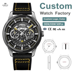 OEM Custom 316L Stainless steel <b>Watch</b> Manufacturer OEM <b>Automatic</b> <b>Skeleton</b> Mechanical <b>Watches</b> with Luxury Genuine Leather Strap - Product Image 1