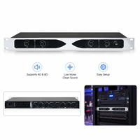 Nouvelle version 2026 Amplificateur de puissance numérique de classe D 4 canaux 350W Amplificateur 1U montable en rack Amplificateur SMPS Amplificateur stéréo