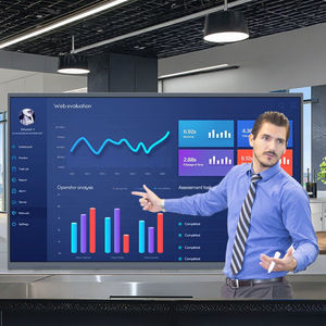 Tableau blanc interactif intelligent de 65 pouces avec écran tactile 20 points, résolution <span class=keywords><strong>4K</strong></span>, panneau DLED, montage mural - Product Image 1