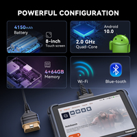 THINKSCAN 689 Escáner OBD2 con Cable de 8 Pulgadas con Más de 34 Funciones de Reinicio, Codificación ECU, Control Bidireccional, Herramienta de Diagnóstico Completo del Sistema