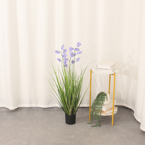 JWP424 Planta Interior Artificial de PVC Superior Simula Hierba de Cebolla para Boda o Decoración de Hotel - Product Image 5