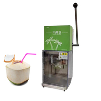 Machine de forage de noix de coco fraîche commerciale 6cm 7cm 8cm trou ouvre-noix de coco pour l'eau de noix de coco