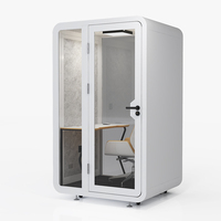Cabine de travail intérieure insonorisée et écologique pour bureau à domicile et isolation acoustique