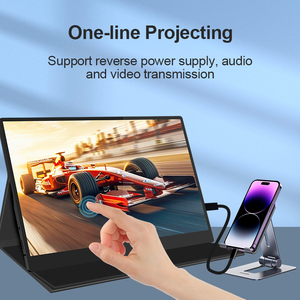 מסך מגע חדש בגודל 15.6 אינץ' 1080p HDR נייד למשחקים עם מסך IPS, רמקול מובנה ויציאת USB-<span class=keywords><strong>C</strong></span> - Product Image 4