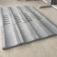 Dalles de pierre de granit naturel à haute dureté pour gouttières, fossés et drains, personnalisables